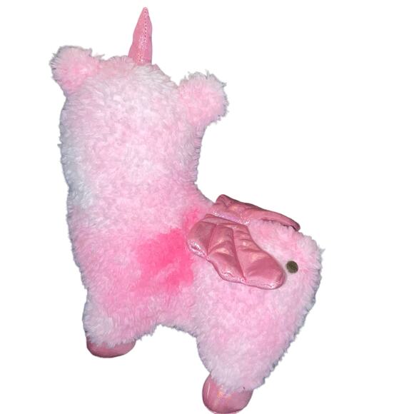 FAO Schwarz Plush Llamacorn Llama Unicorn Glow Brights Pegasus Sound Nursery 14" - Picture 8 of 13